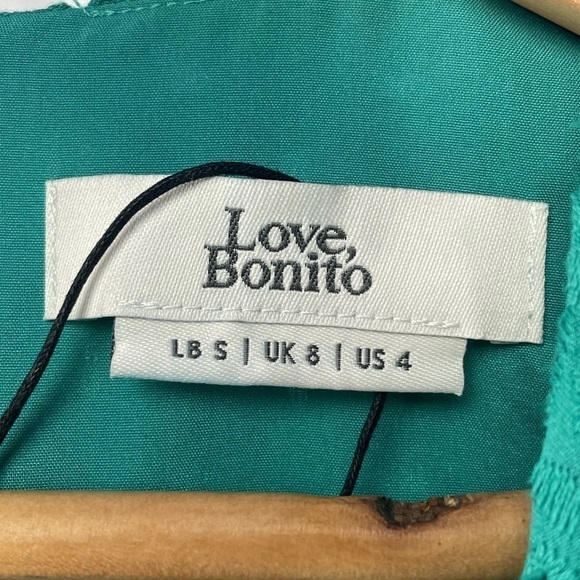 Love, Bonito Caledonia Broderie Anglaise Romper In Green‎ Size 4 - Picture 3 of 6